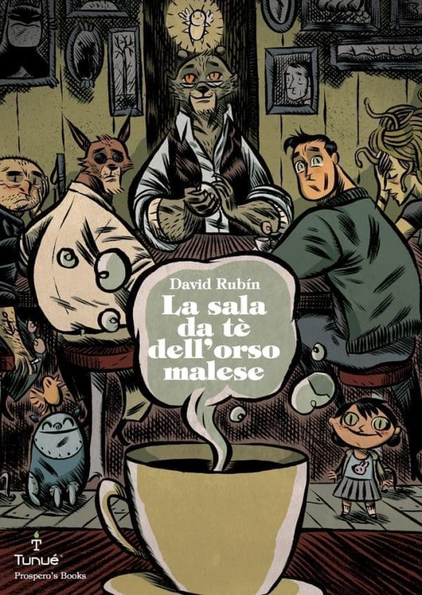 La sala da tè dell'orso malese