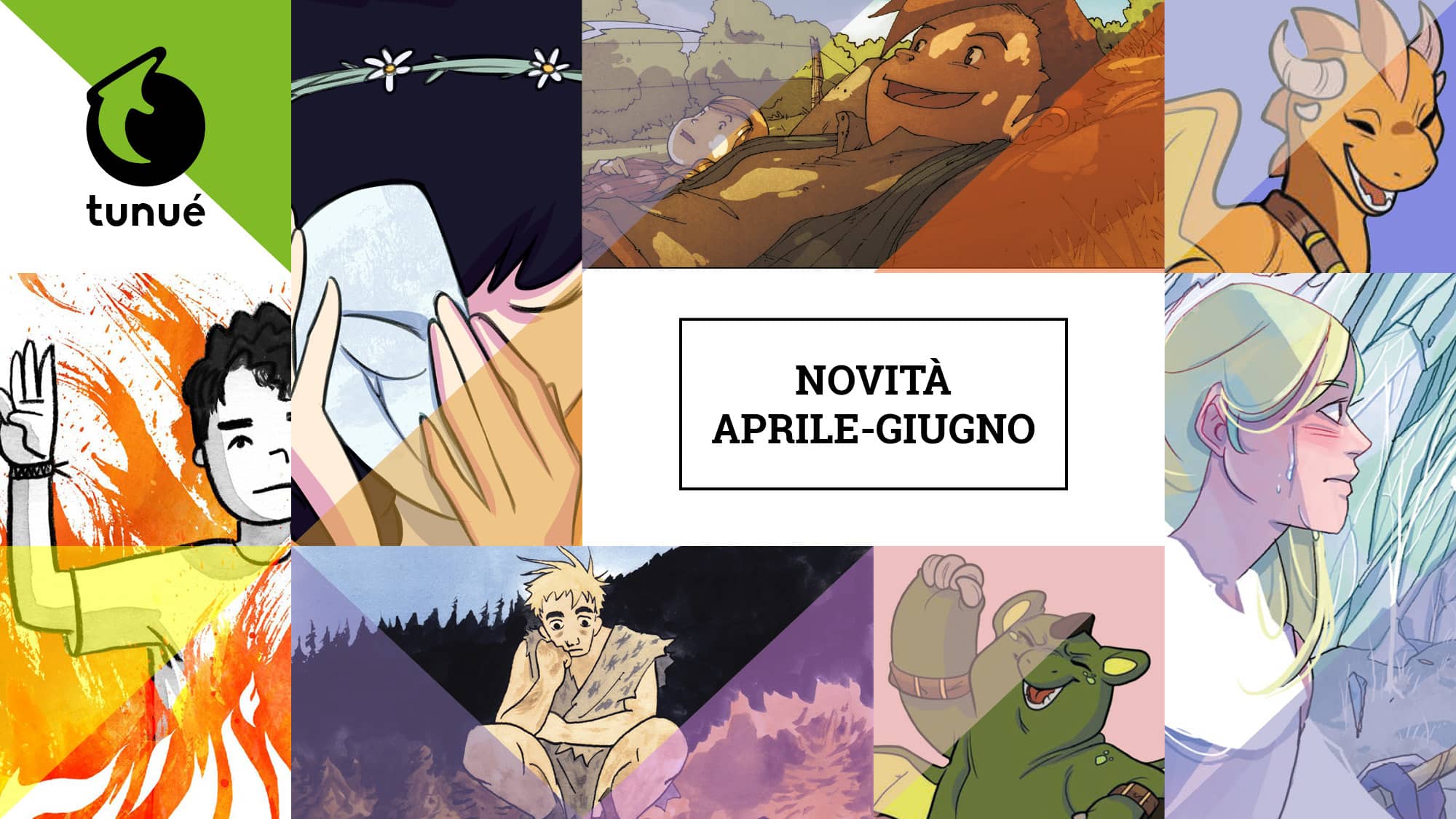 Graphic novel aprile - maggio - giugno 2021 Tunué novità