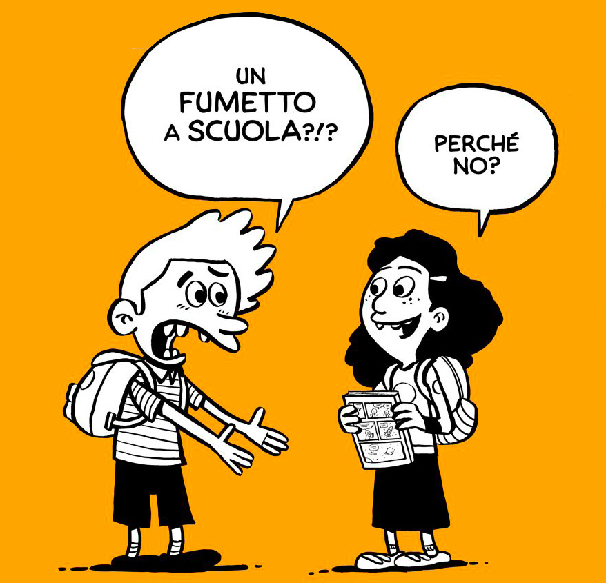 Fumetto a scuola vignetta Gud