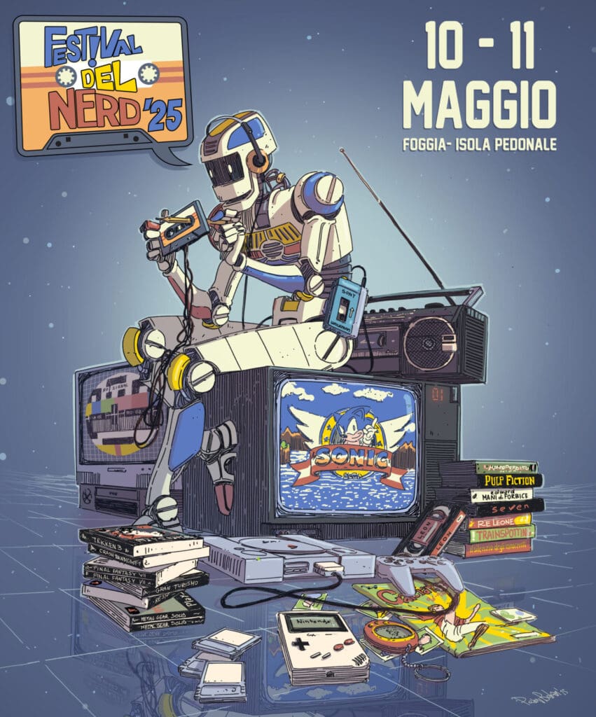 Festival del Nerd Foggia 2025 locandina Boban Pesov