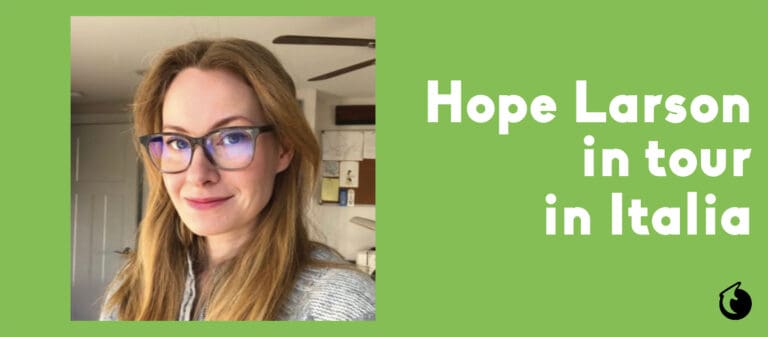Hope Larson in tour in Italia