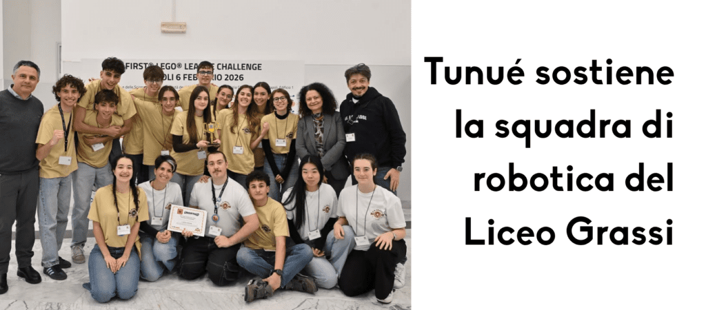 tunué sostiene la squadra di robotica del liceo grassi di latina