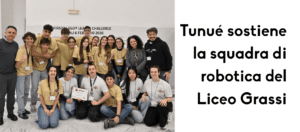 tunué sostiene la squadra di robotica del liceo grassi di latina