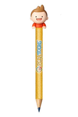 Matita con Pen Topper Pera - PERA TOONS