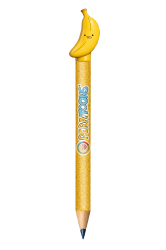 Matita con Pen Topper Banana - PERA TOONS